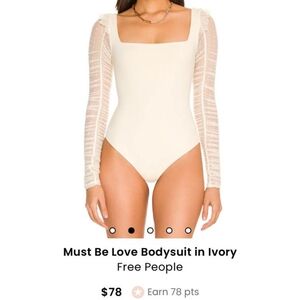 Free People Must Be Love Body Suit
